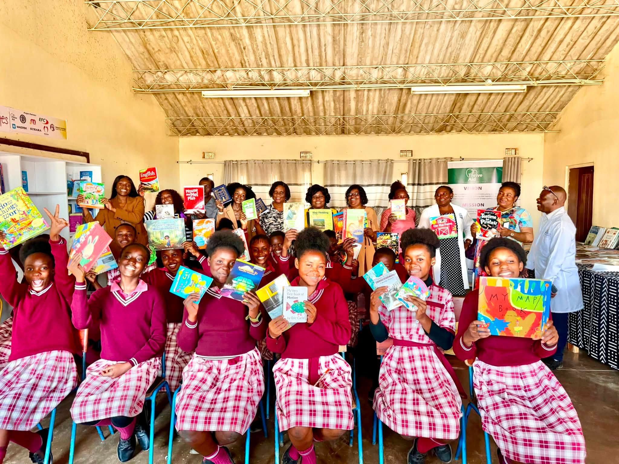 Thrive Aid Launches Eighth School Library at Ngombe Primary School